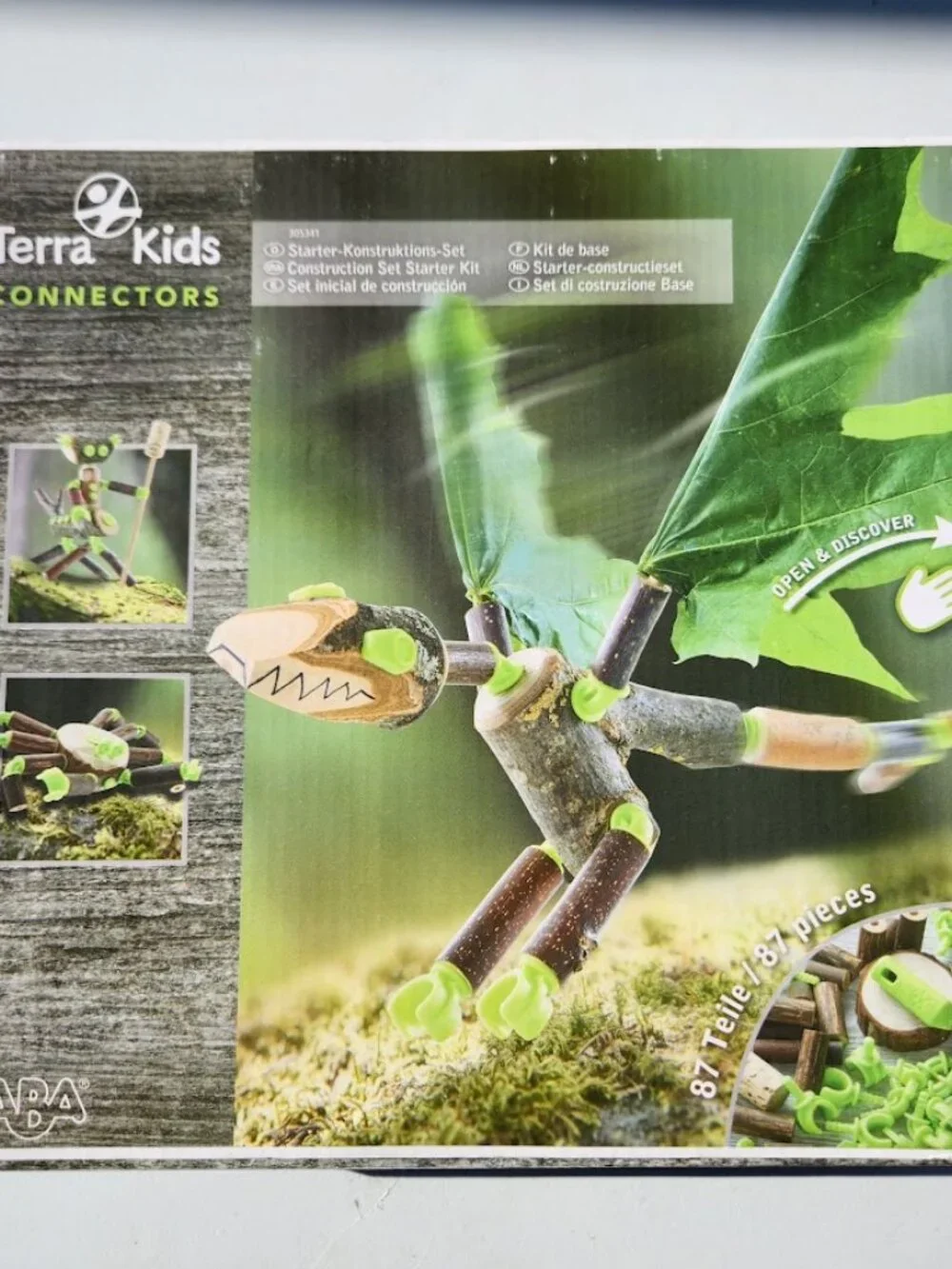 HABA Terra Kids Connectors Backyard Nature Craft Kit STEM ENGINEERING Toy NEW Mo